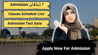 Admissions Deadline Updated  New Classes Schedule 2024  gcuf Apply Now🗣️ [upl. by Wesle286]