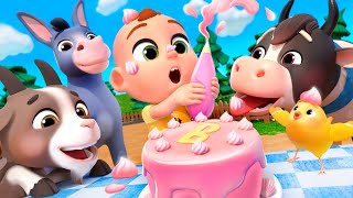 Pat A Cake Farm Animals Song  Lalafun Animal Nursery Rhymes amp Kids Songs [upl. by Muhan]