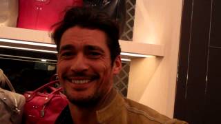 David Gandy  Longchamp Store Launch 15 Sept 2013 London [upl. by Eissel]