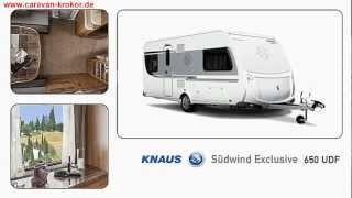 Knaus Südwind Exclusive 650 UDF Modell 2013 Wohnwagen Caravan [upl. by Mcleod839]