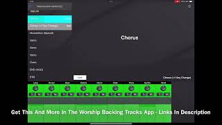 Hosanna Kirk Franklin Worship Backing Tracks App Preview [upl. by Yeaton907]