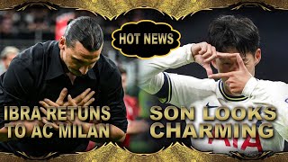 HOT FOOTBALL NEWS IBRAHIMOVIC RETURNS TO MILAN AND SON LOOKS CHARMING IN PREMIER LEAGUE [upl. by Eniarol]