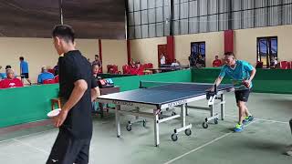 16 besar kejuaraan beregu HAPSA PKB sinode GMIM tunggal 1 Jenly vs Ody wior🏓🏓🏓 [upl. by Ailices]