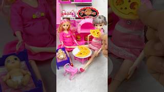 Satisfying With Unboxing Pizza Oven Set Toys ASMR Video shorts [upl. by Oap]