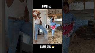 BEYONCE  Texas Hold ‘Em  Line Dance Battle  Noah vs Farm Girl [upl. by Athelstan938]