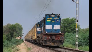 04754 Sri Ganganagar  Bathinda Passenger accelerates out of Bahman Diwana [upl. by Guod538]