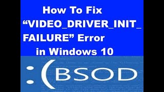 Video Driver Error Fix in 4 Minutes Quick Solution [upl. by Hamel]