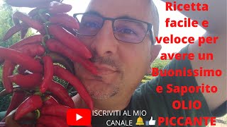 Come fare la Conserva sottolio del PEPERONCINO PICCANTE CALABRESE Ricetta Facile e Veloce ISCRIVITI [upl. by Ofilia]