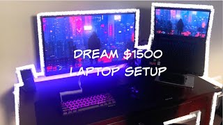 My 2022 Ultimate Laptop Gaming and Video Editing Setup [upl. by Tsuda736]