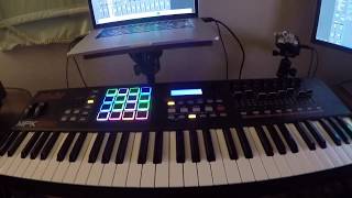 Akai MPK 261 Assign pads amp keys to separate instruments Logic Pro X [upl. by Meid]