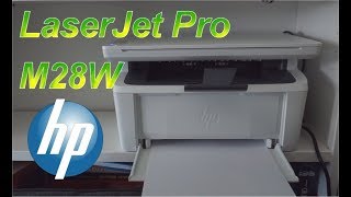 HP LaserJet Pro M28w  toner HP 44A Review Uso y opinión [upl. by Layla]