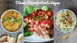 DÎNERS RÉCONFORTANTS VEGAN  Spécial Automne [upl. by Aianat9]