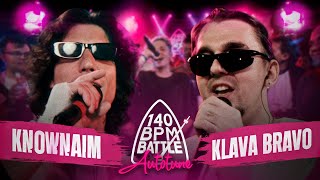 140 BPM BATTLE KNOWNAIM X KLAVA BRAVO AUTOTUNE [upl. by Nellad]