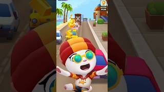 Talking tom gold run talkingtom viralvideo subwaysurfers gaming youtubeshortsshortssubscribe [upl. by Dot173]