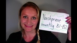 Video 369 Norskprøve muntlig B1B2 [upl. by Shaper]