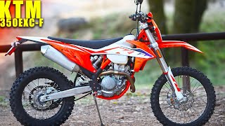 2023 KTM 350 EXCF  Dirt Bike Magazine [upl. by Anissej]