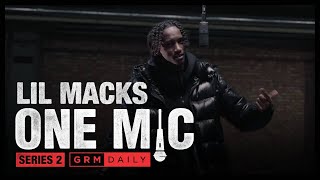 Lil Macks  One Mic Freestyle  GRM Daily [upl. by Shellie140]