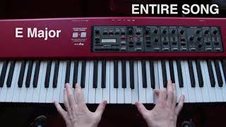 The 1975  Inside Your Mind Piano Tutorial [upl. by Adne]