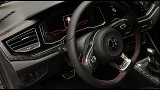 ▷ InterieurDekorleisten Folierung ▷ VW Polo GTI mit Waben Folie ▷ VorherNachher [upl. by Aicenek424]