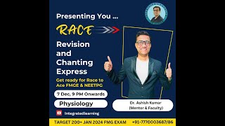 PHYSIOLOGY 1 RACE BY DR ASHISH [upl. by Leduar]