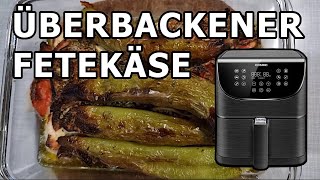 Überbackener Fetakäse aus der Heißluftfritteuse von COSORI Airfryer [upl. by Kylander]