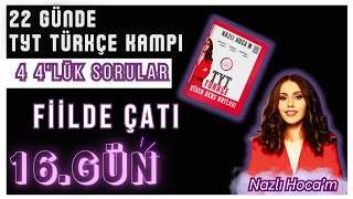 DÖRT DÖRTLÜK SORULAR  14 GÜN  Fiilde Çatı [upl. by Arytahs]