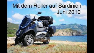 Rollerreise Sardinien 2010  1  DB Autozug Hamburg  Verona Piaggio MP3 [upl. by Linder]