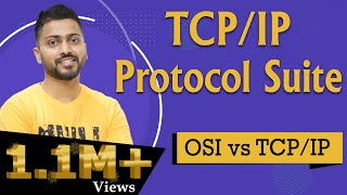 Lec3 TCPIP Protocol Suite  Internet Protocol Suite  OSI vs TCPIP [upl. by Farant]