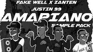 🔥FREE 🔥Amapiano Sample Pack Fake Well ZanTen amp Justin99  Amapiano SamplePack 2024 [upl. by Seys]