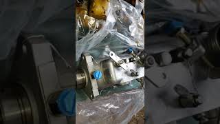 Replacing diesel injector pump on Cat 416 with 4236 Perkins [upl. by Dworman241]