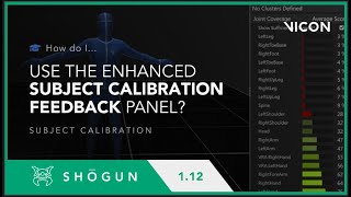 Shōgun 112 How do I  Use the Enhanced Subject Calibration Panel [upl. by Gnaoh]