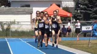 Championnat canadien junior dathlétisme 2013  800m qualif homme  SaintTherese Quebec [upl. by Osugi]