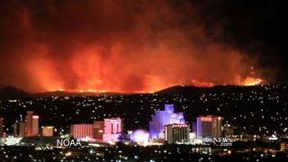 Reno Wildfire 10000 Residents Evacuated [upl. by Brier18]