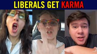 TRIGGERED Liberals Get INSTANT KARMA after Threats to Trump Supporters 1 [upl. by Derward330]