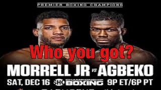 FIGHT BREAKDOWN AND FIGHT PREDICTION DAVID MORRELL JR VS SENA AGBEKO🤔 [upl. by Sioled]