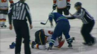 Jamal Mayers vs Rick Rypien Apr 10 2010 [upl. by Nairret369]