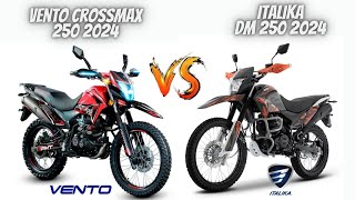 Nueva Vento Crossmax 250 2024 Vs Italika Dm 250 2024😱  ¿Cuál elegirías😬 [upl. by Khajeh]