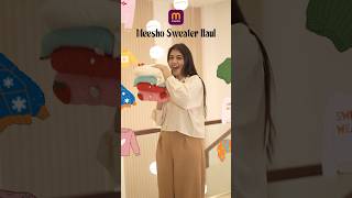 🎀🍓Meesho sweater haul  cardigan haul goesviral cardigan hauls sweater meesho [upl. by Nailuj]