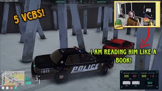 Tommy T Breaking Cops Ankles for 13 Minutes Straight Cop POV  NoPixel 40 [upl. by Nolubez409]