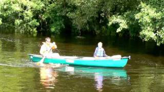 River trip on the River Slaney at Bunclody Co Wexford [upl. by Nenerb783]