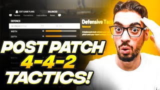 POST PATCH BEST META 442 FORMATION amp CUSTOM TACTICS  FC 24 Ultimate Team [upl. by Seditsira394]