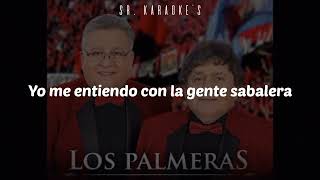 Los palmeras  Soy sabalero  Karaoke [upl. by Sudaorb]