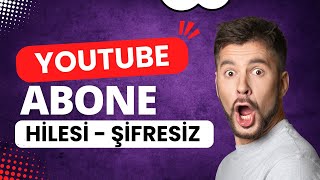 YOUTUBEDE 1000 ABONE OL  ANLIK ABONE HİLESİ [upl. by Asyen]