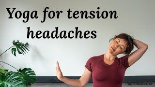 Yoga for tension headaches  neck amp shoulder release  selfmassage  20minute practice [upl. by Spada]