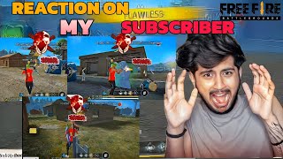 Reaction On My Subscriber ID 😱 HEADSHOT RATE 80 PSYCHO1MILLON NonstopGaming SAMLIVE2 [upl. by Kira855]