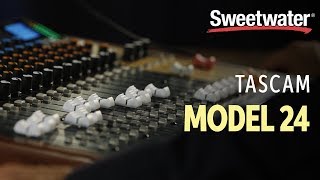 Tascam Model 24 Mixer Demo [upl. by Annoj]