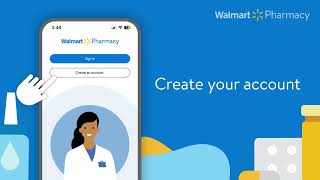 Walmart Pharmacy app How to set up your online account [upl. by Seagraves341]