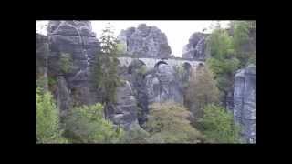 Die Bastei im Elbsandsteingebirge [upl. by Farand]