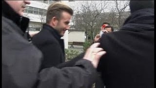 Beckham à lhôpital où le PSG fait passer ses visites médicales  3101 [upl. by Kameko836]