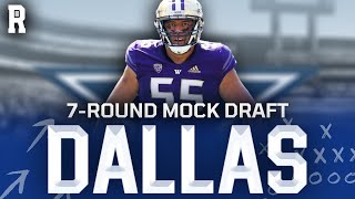 Dallas Cowboys 7Round Mock Draft [upl. by Darrell]